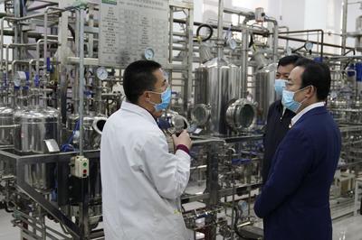 市委常委、教育工委書記夏林茂一行蒞臨我校調研指導生物技術開發服務工作